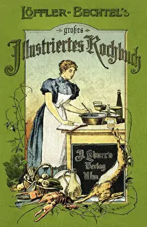 Cookbook: household, cooking and baking, old cookbook