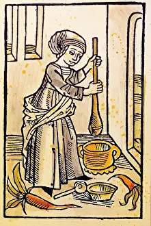 Opus: household, kitchen, cooking and baking, woman