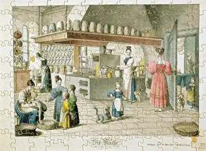 Puzzles: household, kitchen and kitchenware, The Kitchen