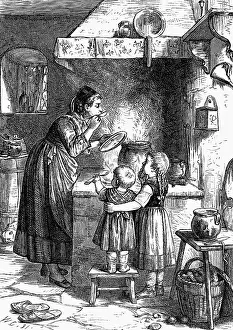 Housekeepers: household, kitchen and kitchenware, woman sampling