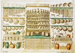 Kitchenware: household, kitchenware, bourgeois kitchen equipment