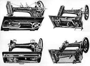 Technic: household, sewing, sewing machine Koehler, Viktoria