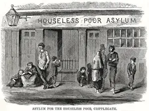 Cripplegate: Houseless Poor Asylum, Cripplegate, London