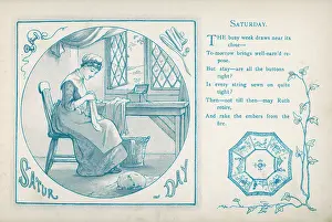 Lattice: Housemaid sewing (Saturday)