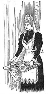 Housemaid: HOUSEMAID WITH TRAY