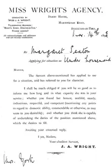 Housemaid: HOUSEMAID'S REFERENCE