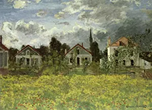Monet: Houses at Argenteuil, by Monet