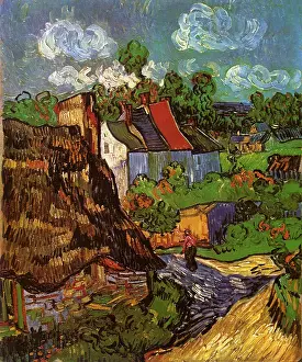 Auvers: Houses in Auvers, by Van Gogh