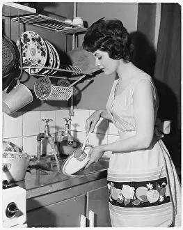 Sink: HOUSEWIFE WASHING UP