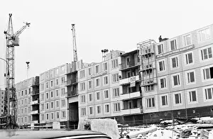 Yasenevo: Housing construction in Yasenevo district, 1976