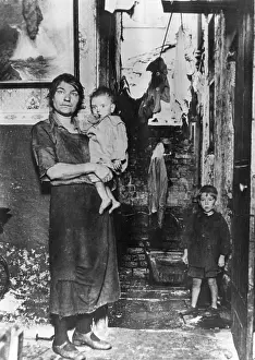 Slums: Housing misery in England, 1930s