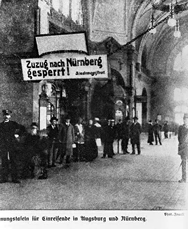 Immigration: Housing shortage in Nuremberg, 1919