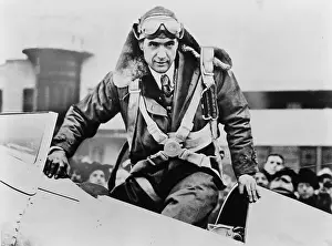 Usz62: Howard Hughes emerging from an airplane ?