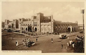 Terminus: Howrah Railway Terminus, Calcutta, India