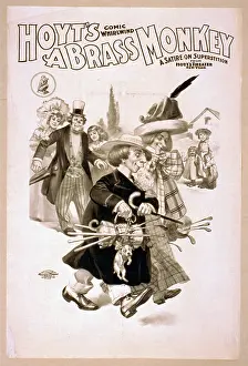 Superstition: Hoyt's comic whirlwind, A brass monkey a satire on superstit