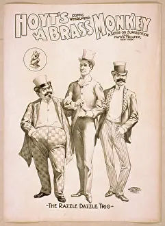 Superstition: Hoyt's comic whirlwind, A brass monkey a satire on superstit