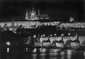 Vitus: Hradcany in Prague by Night, 1939