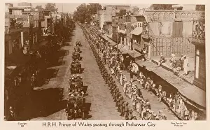 Nwfp: HRH Prince of Wales passing through Peshawar