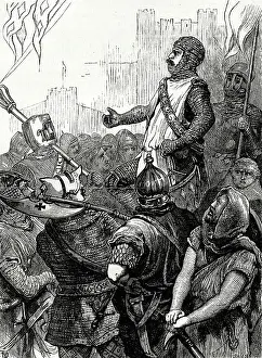 Dover: Hubert de Burgh's oath to defend Dover Castle, 1217