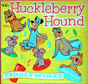 Winks: Huckleberry Hound Tiddlywinks, Chad Valley