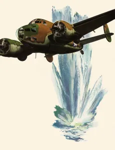 Wicks: Hudson Bomber attacking Submarine
