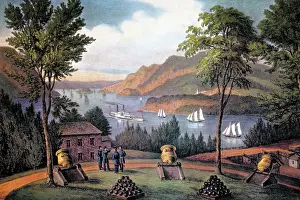 Lan001: The Hudson River from West Point Home of the Us