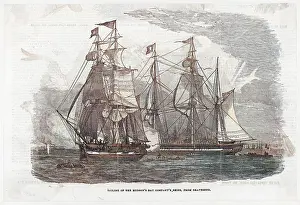 Gravesend: HUDSON SHIPS SAIL 1845