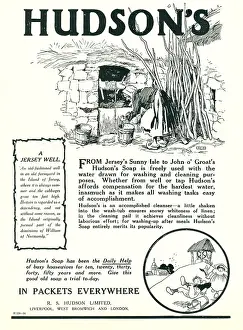 Squeezing: Hudson's Soap Advertisement
