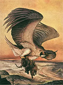 Talons: Huge Bird with Elephant