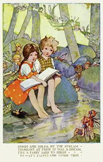 Govey: Hugh & Hilda by the stream