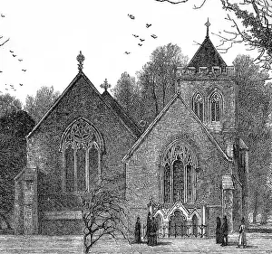 Hughenden: Hughenden Church, 1881