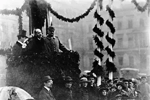 Haase: Hugo Haase during a speech in Berlin, 1919