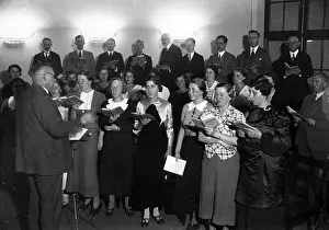 Protestants: Huguenot chorus in Berlin, 1935