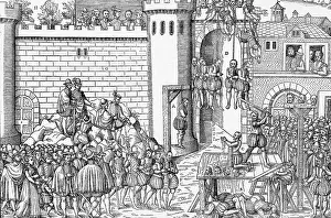 Amboise: HUGUENOTS HANGED/AMBOISE