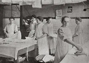 Ironing: Hull Sailors Orphan Homes - Laundry