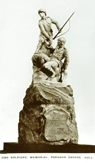 Hull, Yorkshire - Soldier's Memorial, Paragon Square