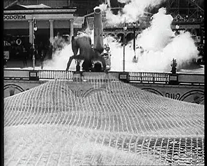 Cannonball: A Human Cannonball Landing in a Safety Net