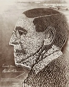 Woodrow: A human-formation depicting a bust profile of