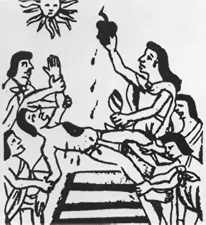 Obsidian: Human sacrifice in Aztec culture