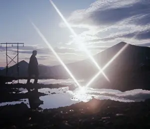 Chukchi: Human and the Sun photo art work, 1977