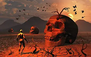 Spooky: A humanoid encounter with the skulls of giants
