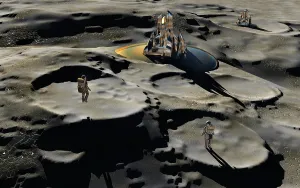Planetary: Humans terraforming the lunar surface