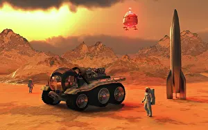 Idea: Humans terraforming the planet Mars