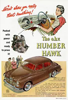 Acceleration: Humber Hawk advertisement
