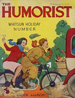 Motorcycling: THE HUMORIST COVER 1939