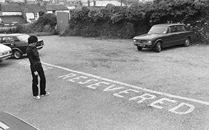 Typo: Humorous misprint in a car park, Cornwall