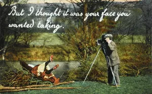 Backward: Humorous photographer card