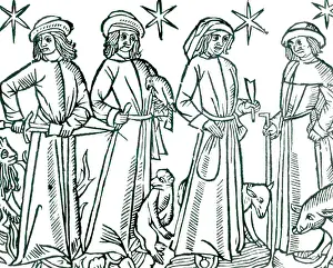 Phlegmatic: The Four Humours with their representative animals