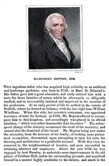 Planner: HUMPHREY REPTON