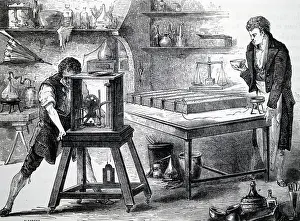 Remembered: Humphry Davy using electrical decomposition to